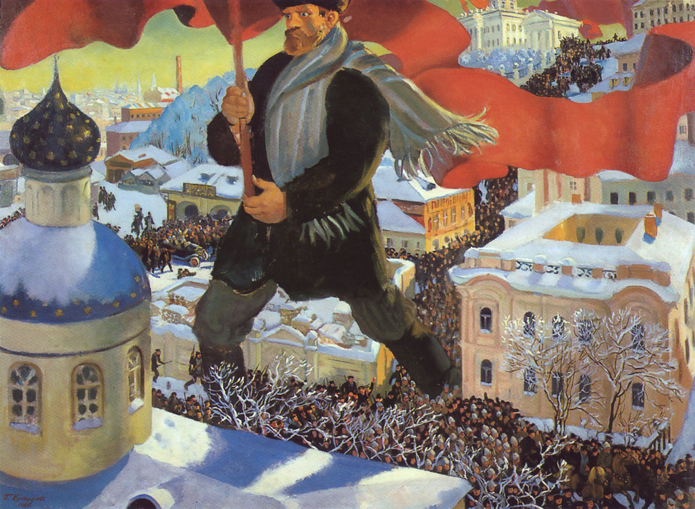 Борис Кустодиев. Большевик. 1919