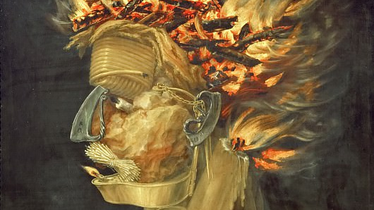 Джузеппе Арчимбольдо. Огонь (фрагмент). 1566