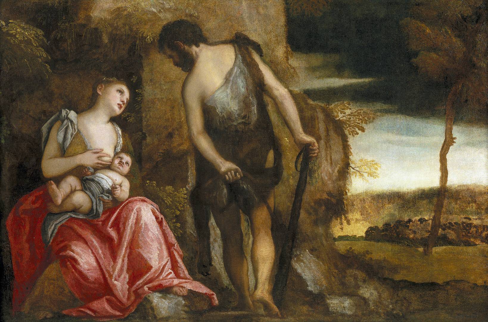 Веронезе (Паоло Кальяри). Бездомный Каин и его семья. 1583