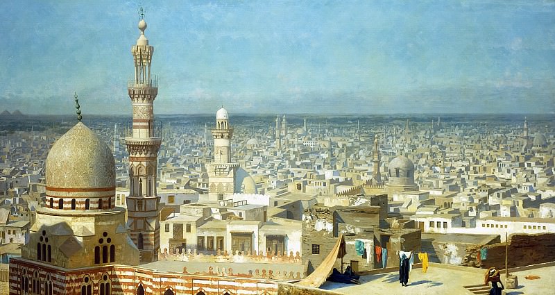 Жан-Леон Жером. Вид Каира.