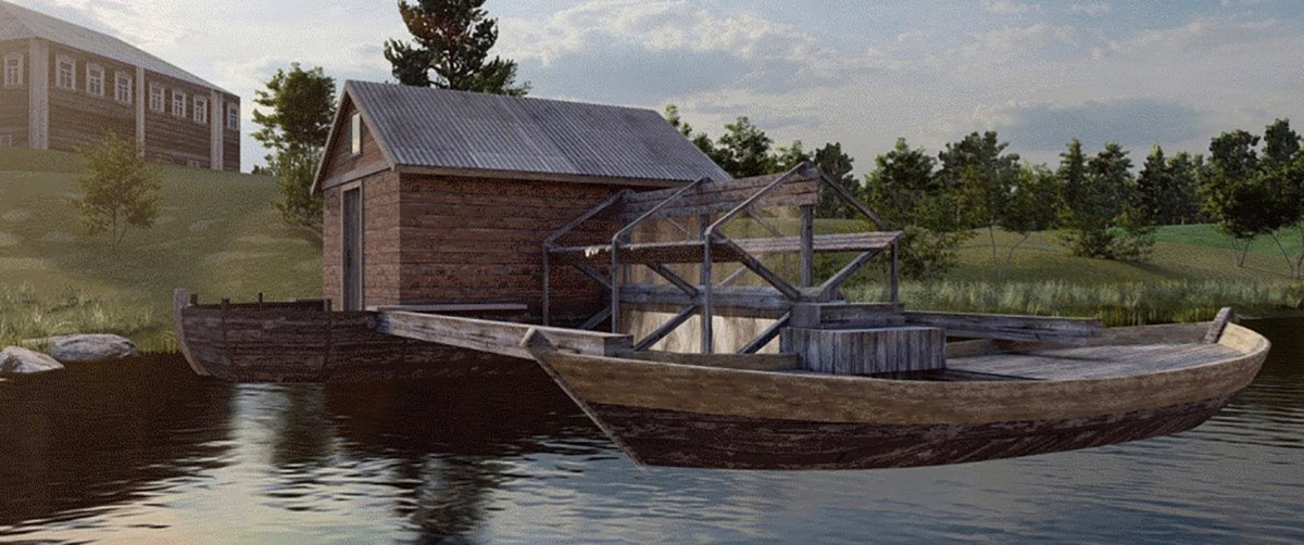 В карельской деревне Киндасово откроется уникальная мельница на плоту