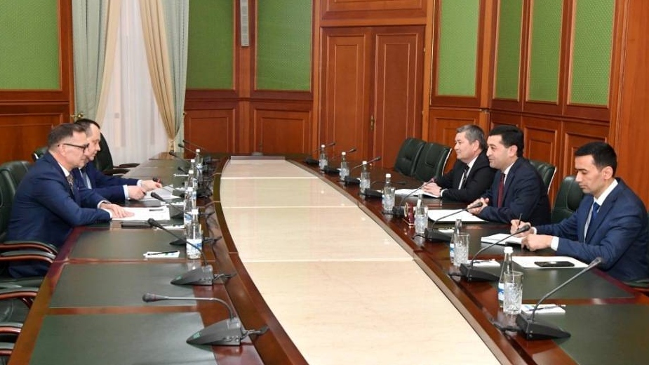 Встреча посла Украины Николая Дорошенко и и. о. главы МИД Узбекистана Бахтиёра Саидова