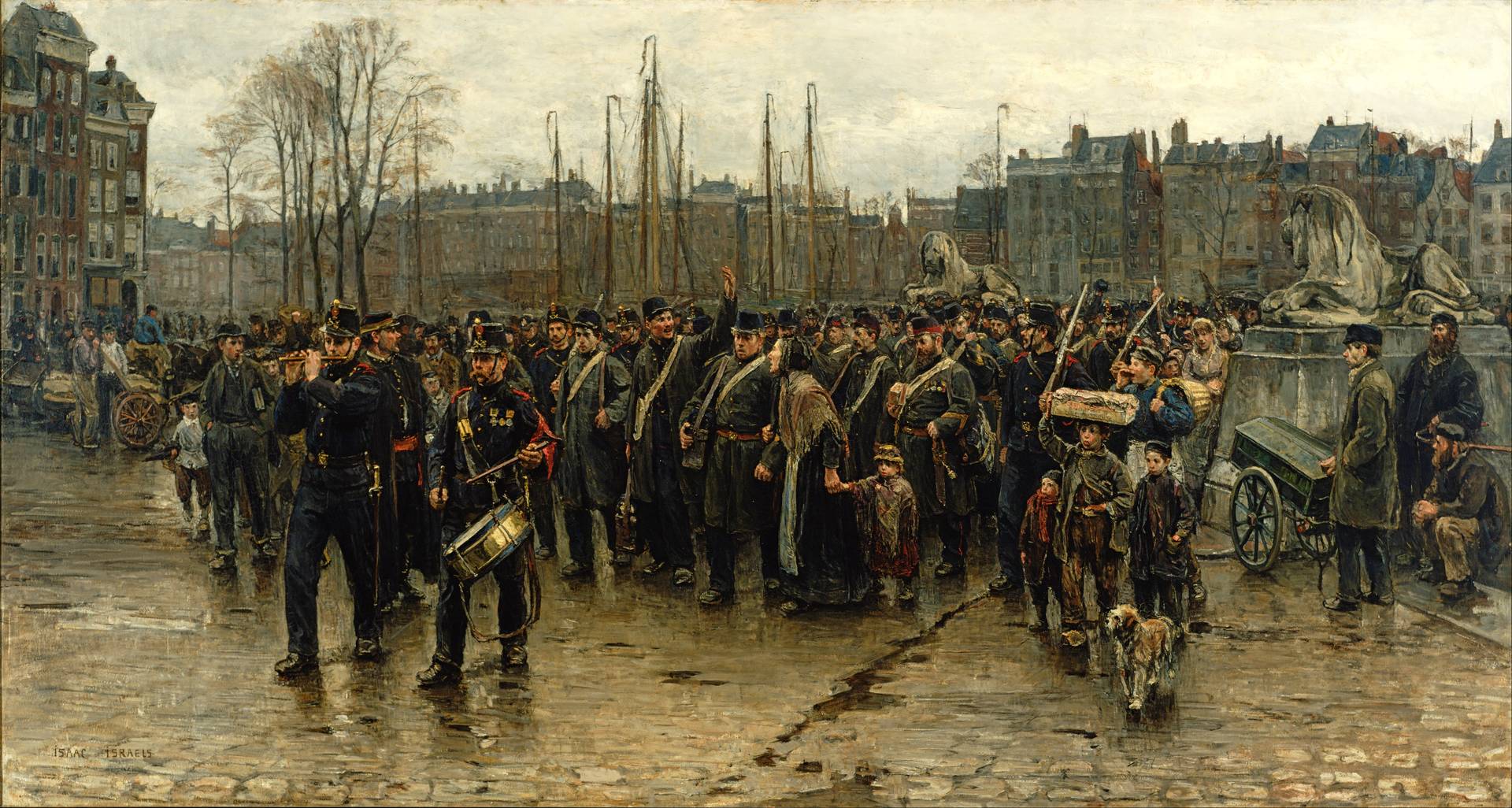 Исаак Исраэлс. Отправка солдат в колонию. 1883-1884