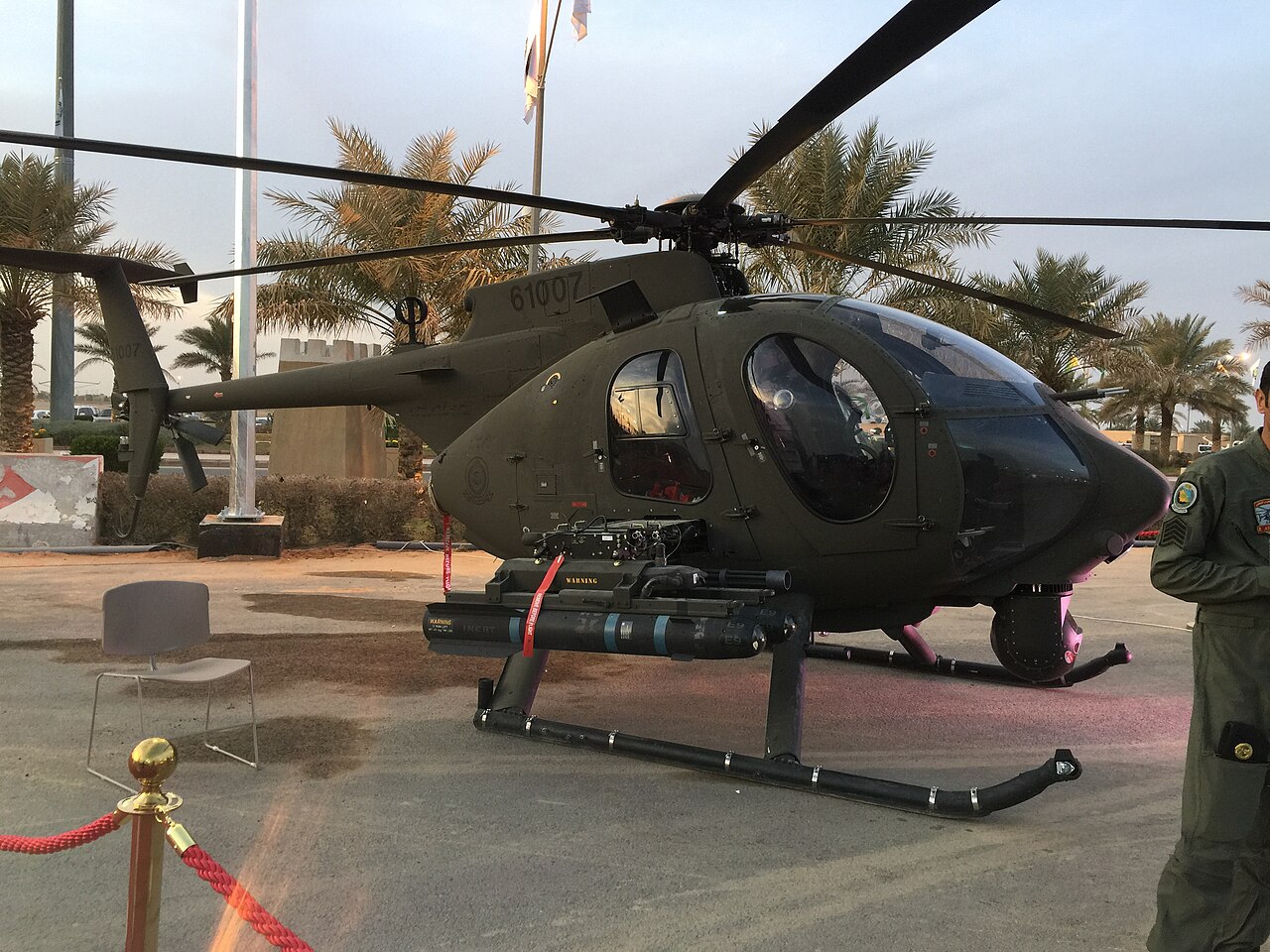 Разведывательный вертолет AH-6i ВВС Саудовской Аравии