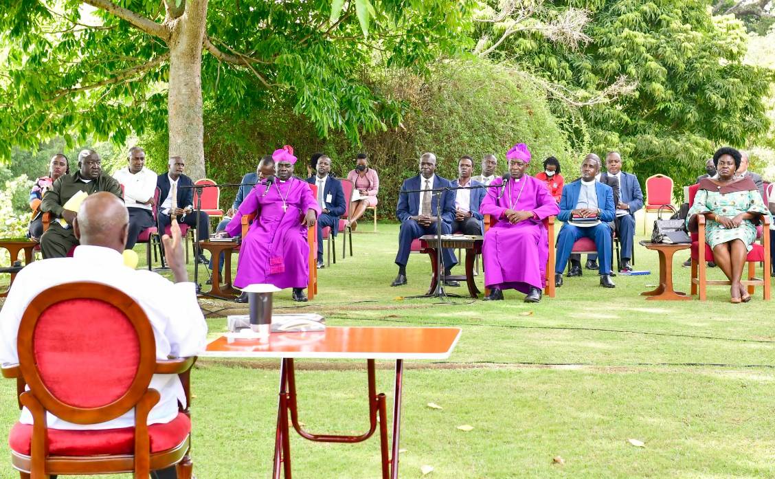 Встреча Мусевени с лидерами христианской церкви Уганды