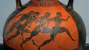 Древнегреческие бегуны. Ваза