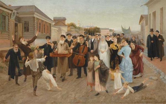 Исаак Аскназий. Еврейская свадьба. 1893