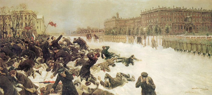 Иван Владимиров. Разгром манифестации 9 января 1905 года