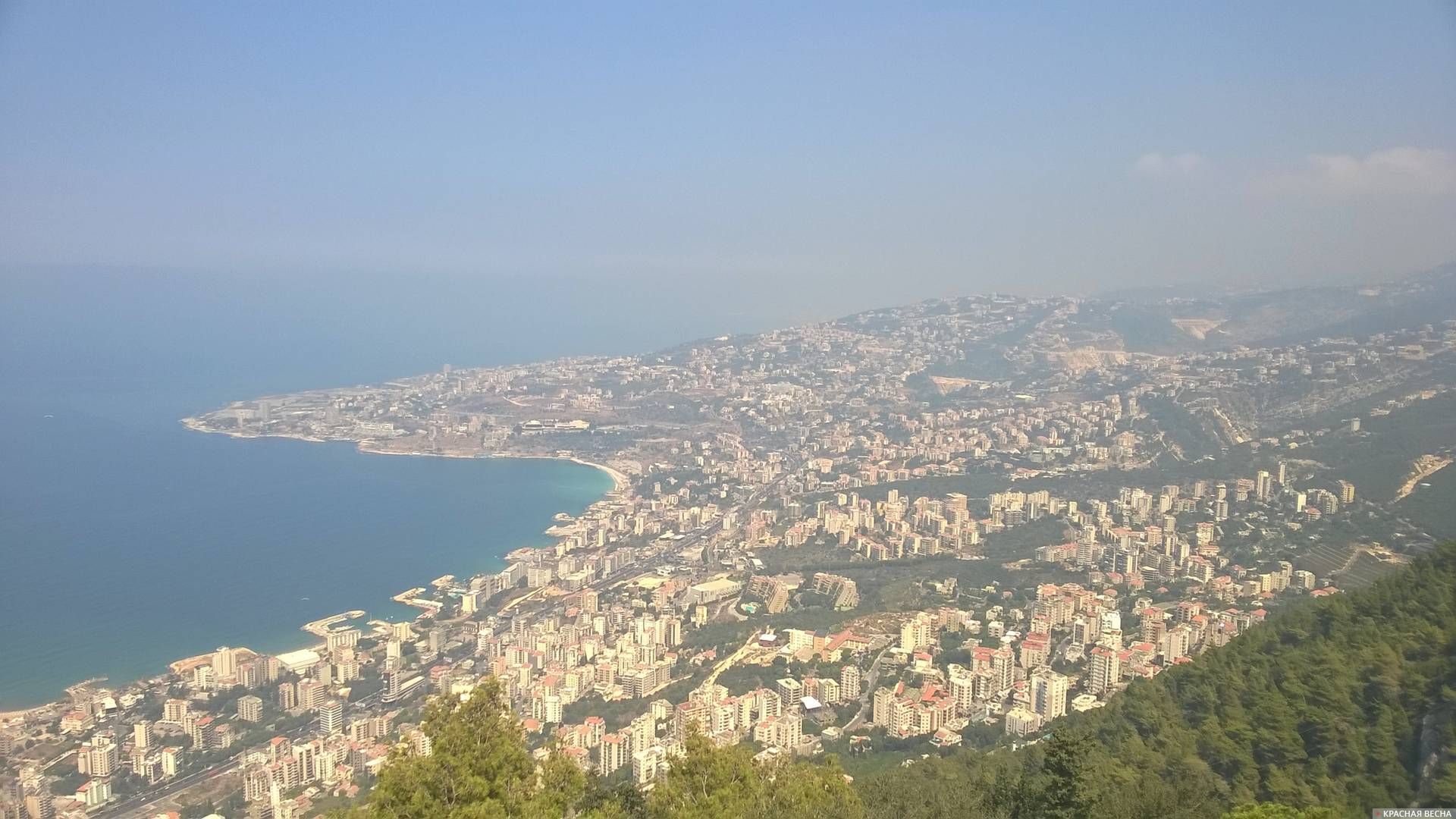 Вид на Бейрут