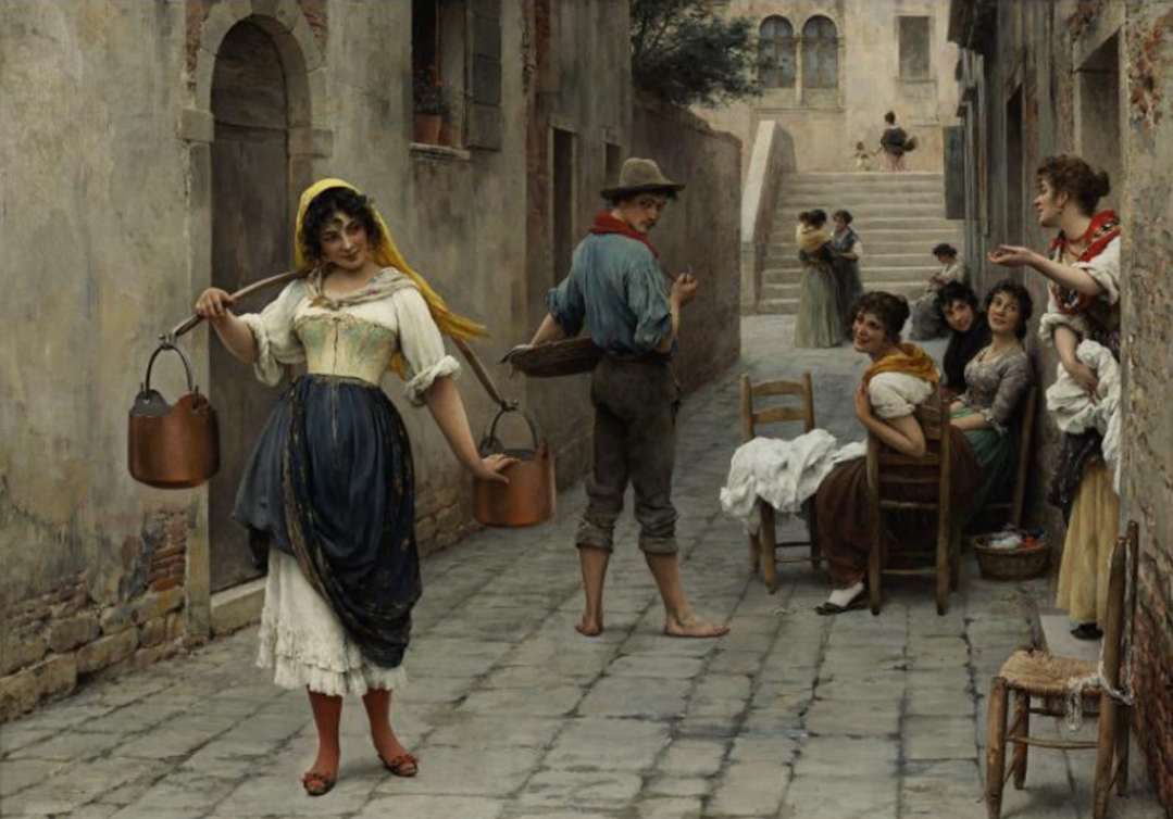 Итальянский художник Эжен де Блаас (1843-1932)