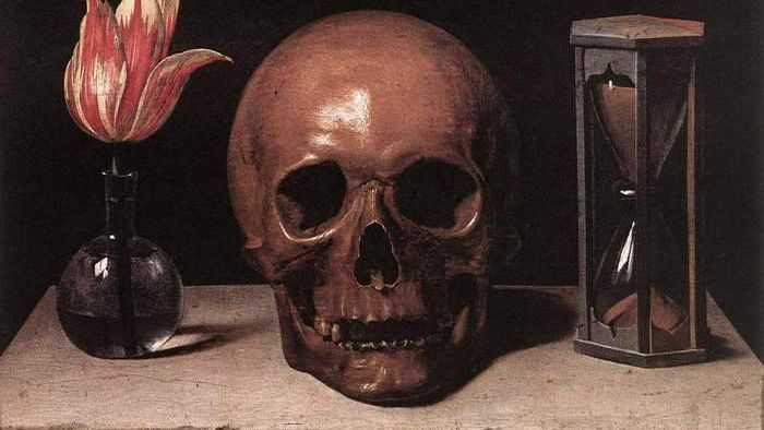 Филипп де Шампань. Натюрморт с черепом (Vanitas). 2 половина XVII века