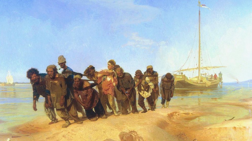 Илья Репин. Бурлаки на Волге. 1870-1873