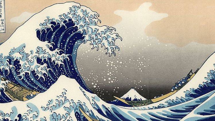 Большая волна в Канагаве. Кацусика Хокусай. 1823-1831