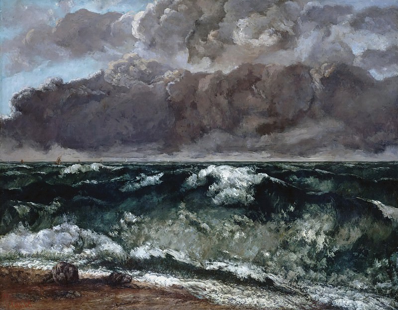 Гюстав Курбе. Волна. 1870