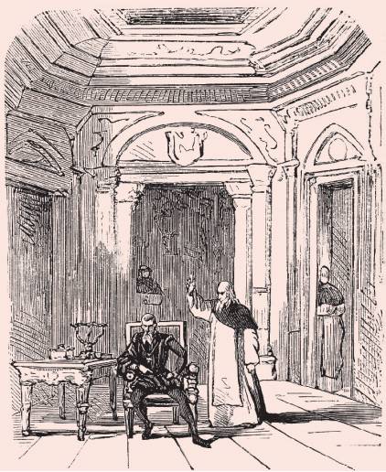 Король Филипп II и Великий Инквизитор. Иллюстрация к опере Джузеппе Верди «Дон Карлос»