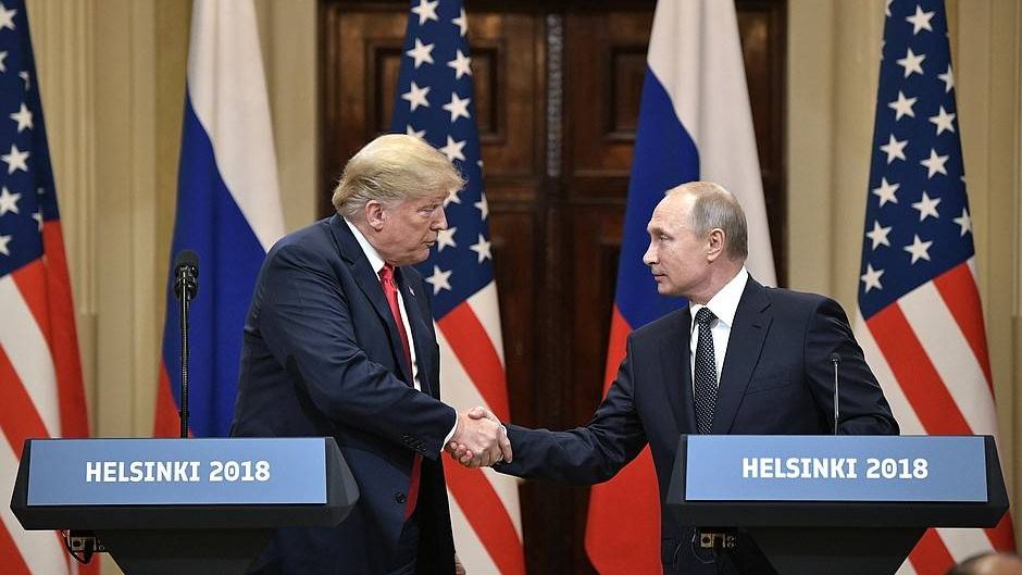 Встреча Дональда Трампа и Владимира Путина