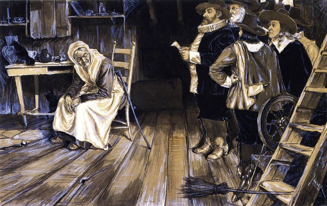 Генри Оссава Таннер. Охота на ведьм. Около 1882/1888