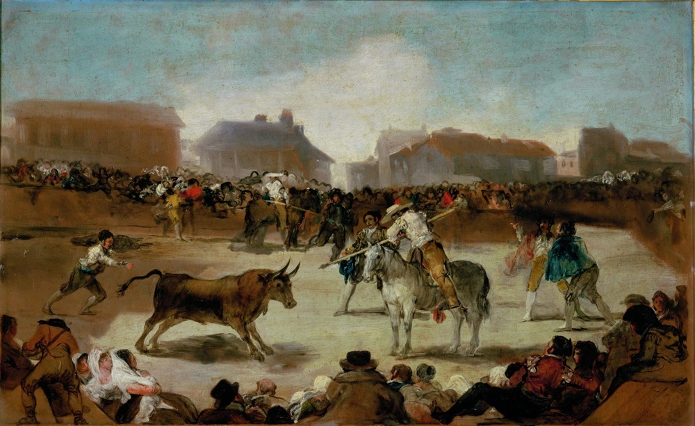 Франсиско де Гойя. Деревенская коррида. 1812