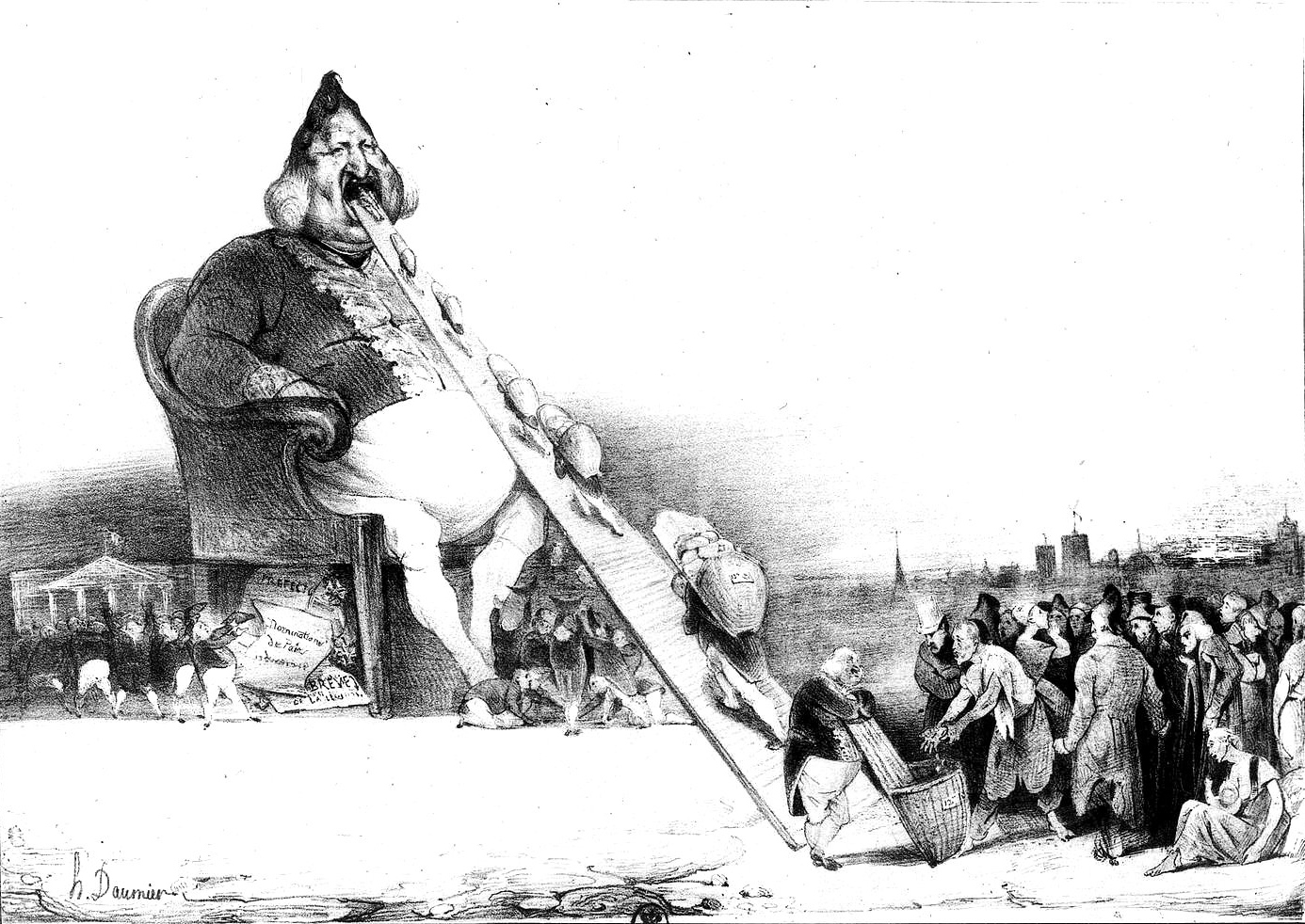 Оноре Домье. Гаргантюа. 1831