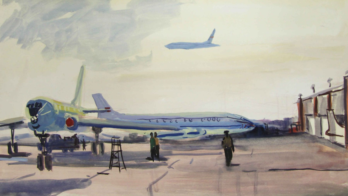Багдасар Месропян. Аэропорт. 1958
