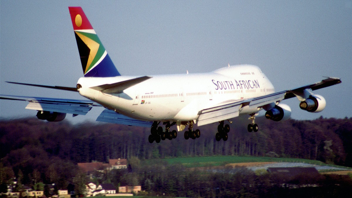 Боинг 747 авиакомпании South African Airways