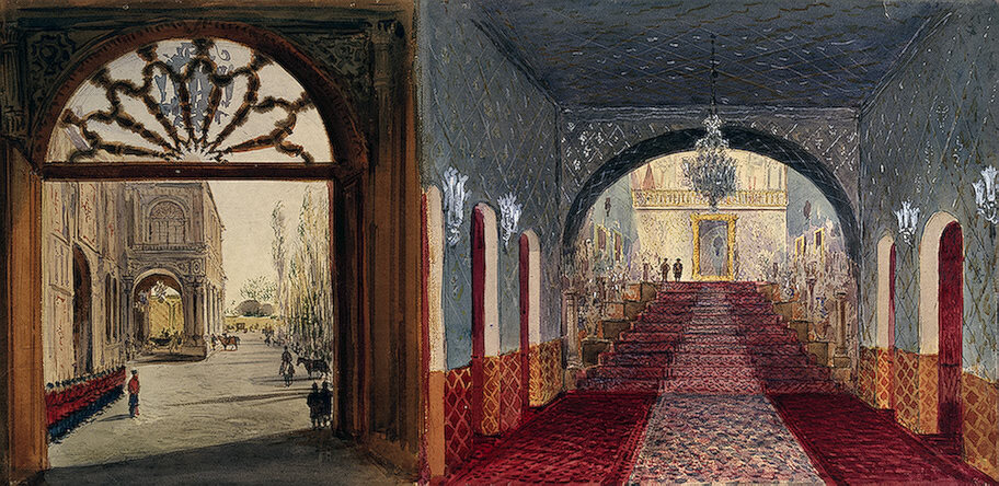 Павел Пясецкий. Дворец Бахарестан 1895