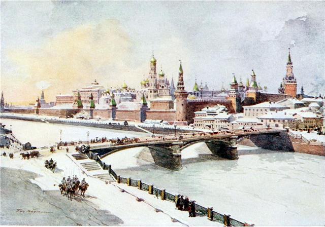 Фредерик де Ханен. Кремль. 1912