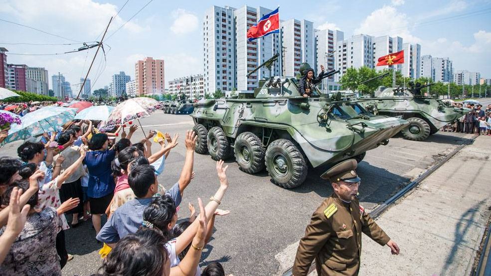 Военный парад Дня Победы в КНДР