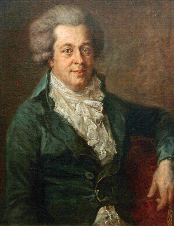 Иоганн Георг Эдлингер. Портрет Моцарта. 1790