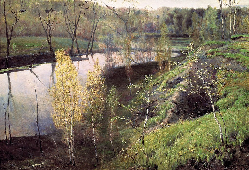 Илья Остроухов. Первая зелень. 1887