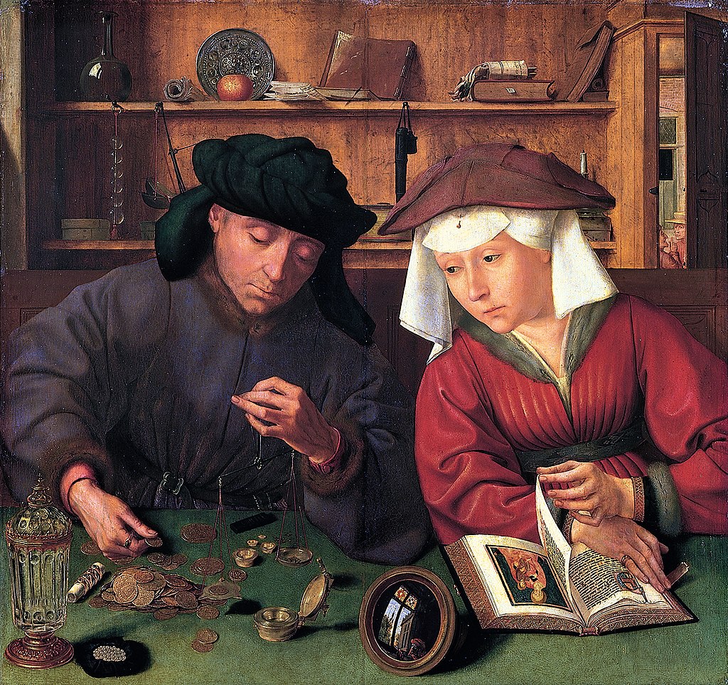 Квентин Массейс. Меняла и его жена. 1514