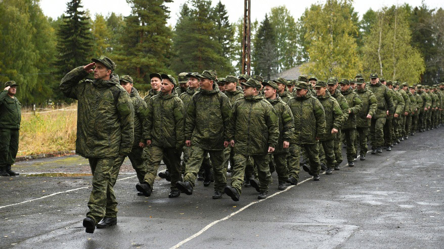 Подразделение, сформированное в рамках частичной мобилизации в Карелии. 27 октября 2022 года