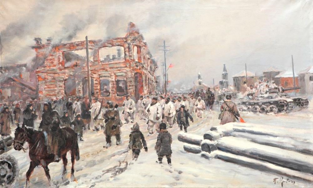 Петр Кривоногов. Вступление в Волоколамск. 1942 год. 1943