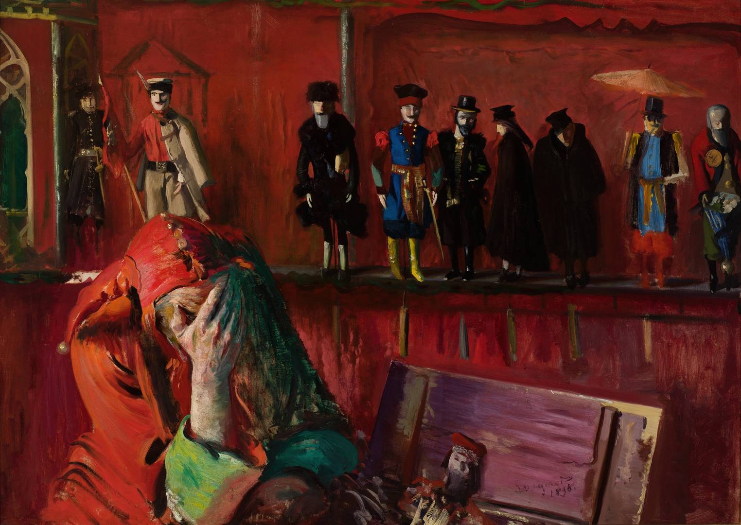 Леон Ян Вычулковский. Кукольное представление. 1898