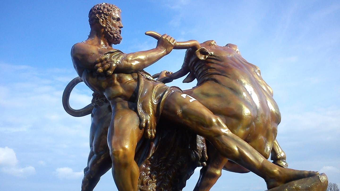 Скульптура «Геракл». Шверин