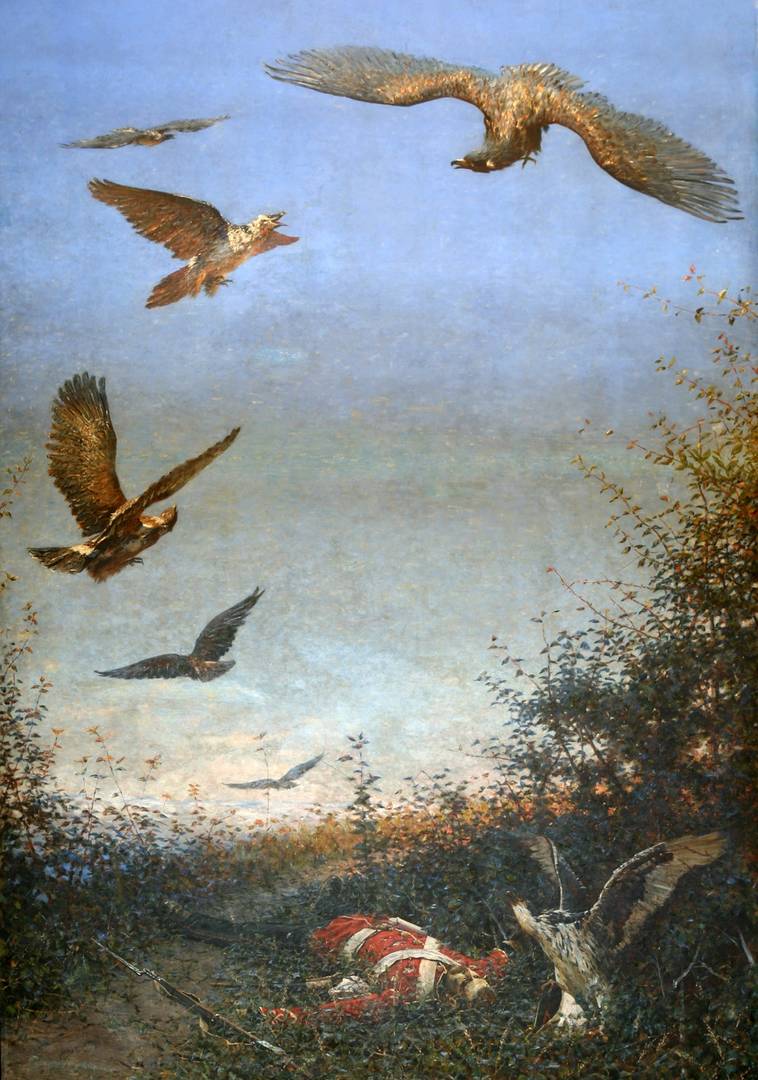 Василий Верещагин. Орлы (Забытый солдат). 1881-1885