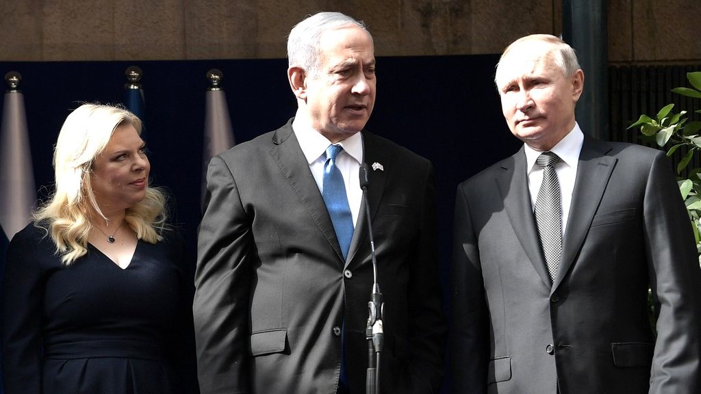 Встреча Владимира Путина и Биньямина Нетаньяху 23 января 2020
