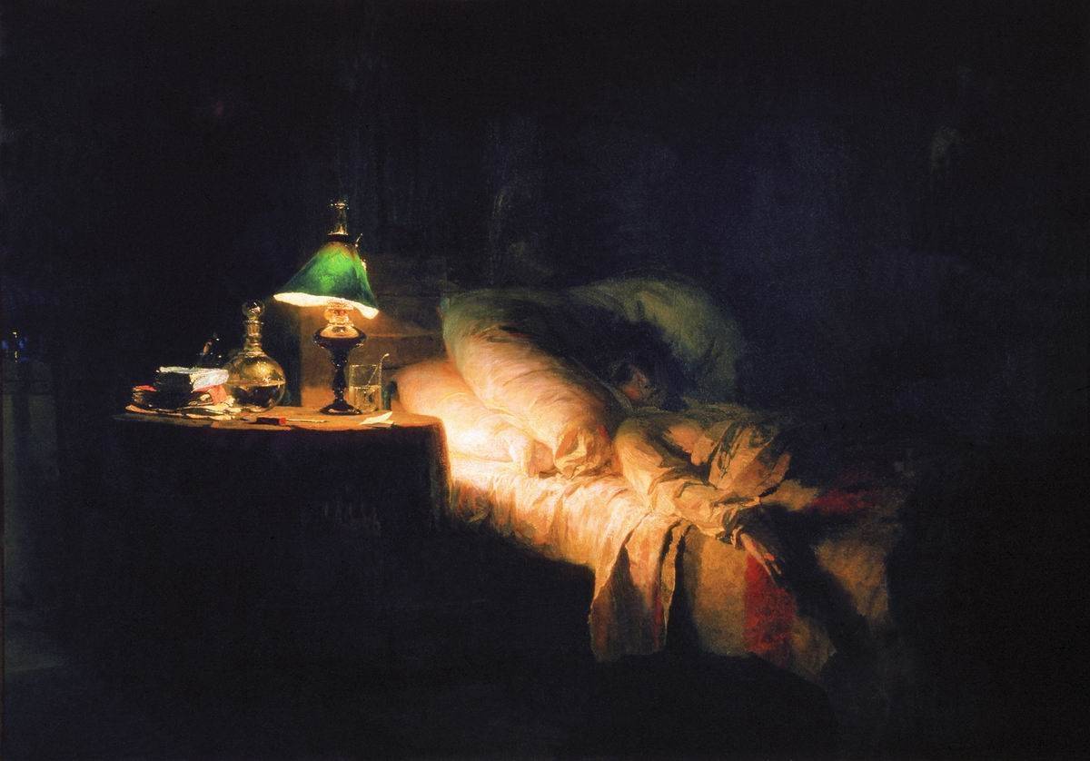 Василий Дмитриевич Поленов. Больная. 1886. Москва, Государственная Третьяковская галерея