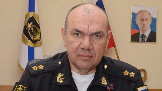 Командующий Северным флотом вице-адмирал Александр Моисеев