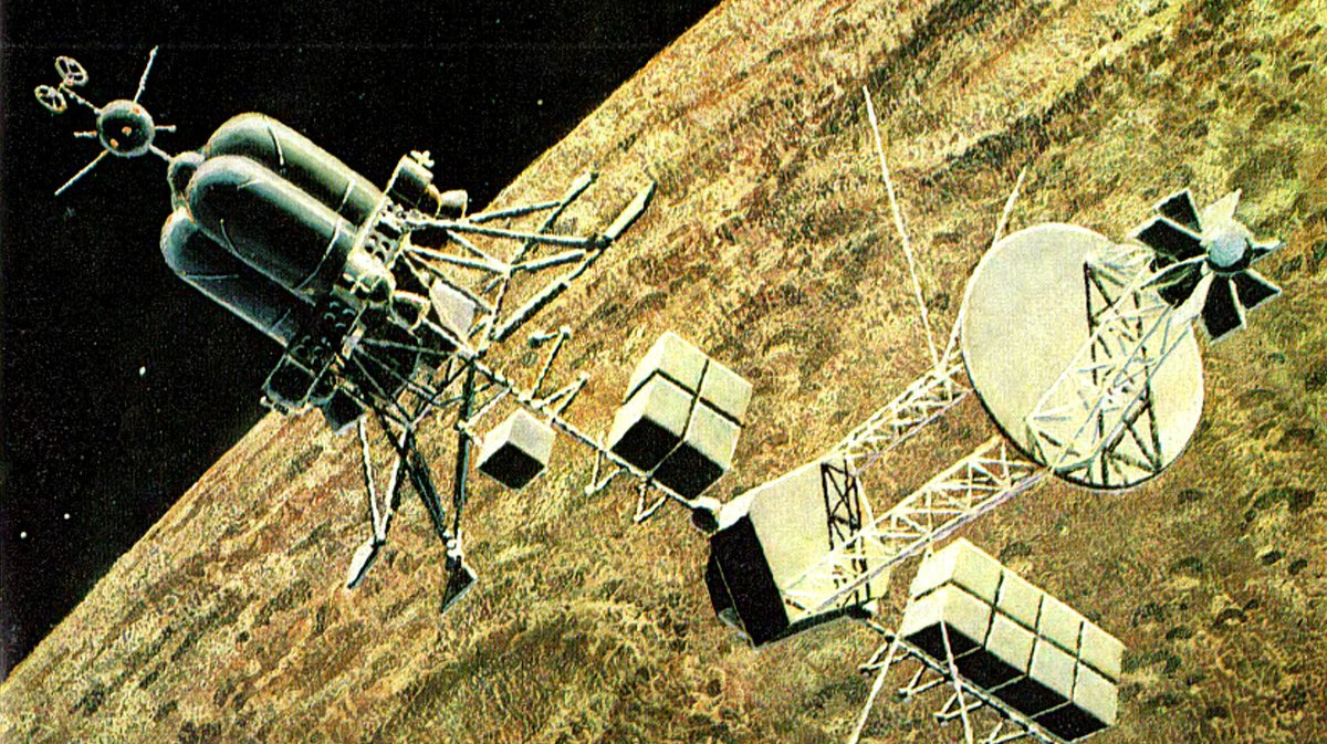 Андрей Соколов. В окресностях Луны (фрагмент). 1981