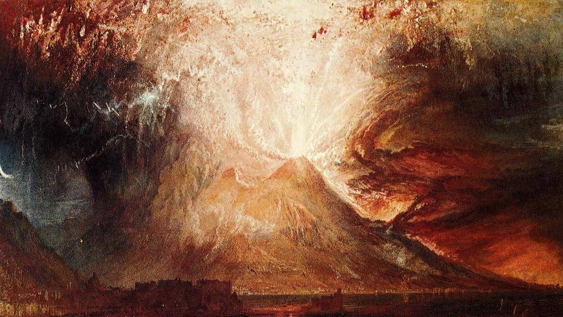 Уильям Тернер. Извержение Везувия. 1817