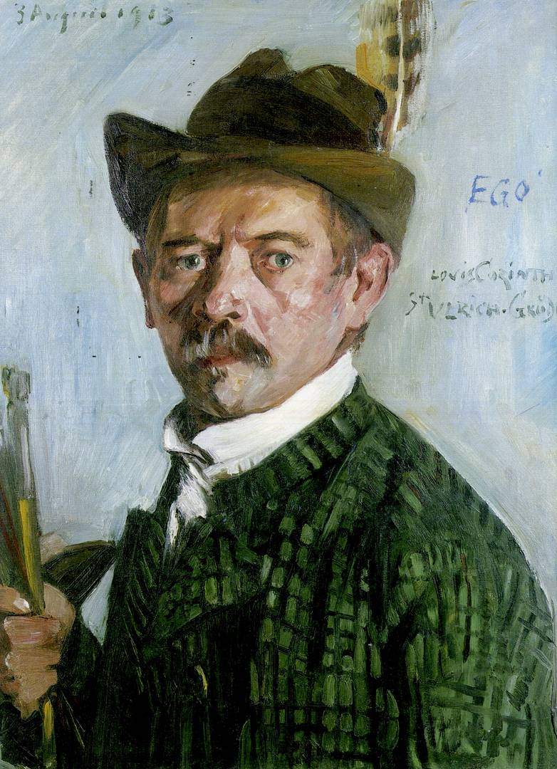Ловис Коринт. Автопортрет в тирольской шляпе. 1913