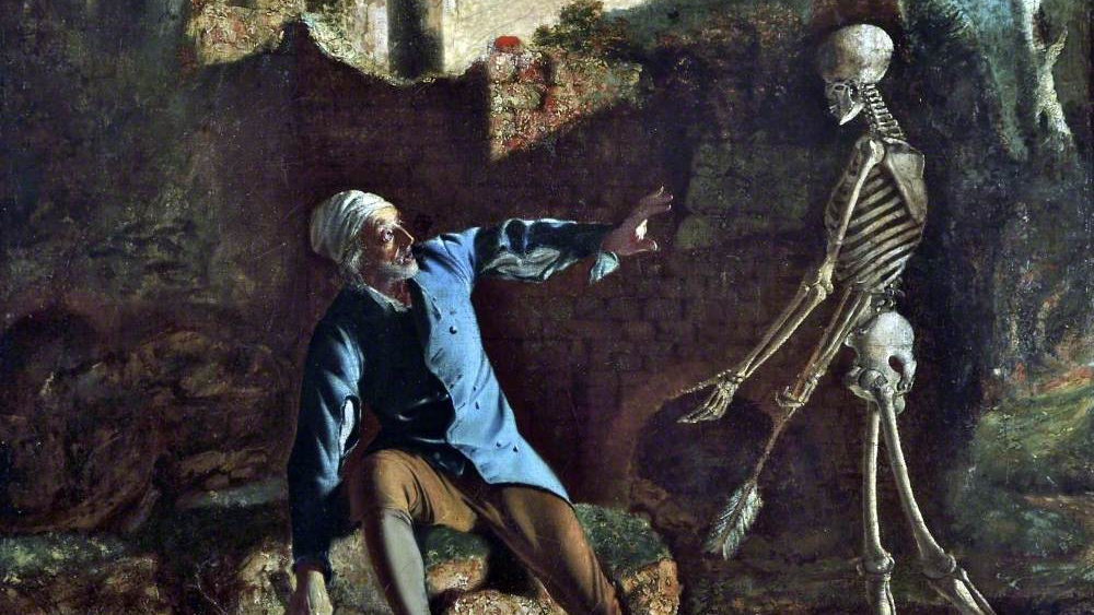 Джозеф Райт. Старик и смерть. XVIII век