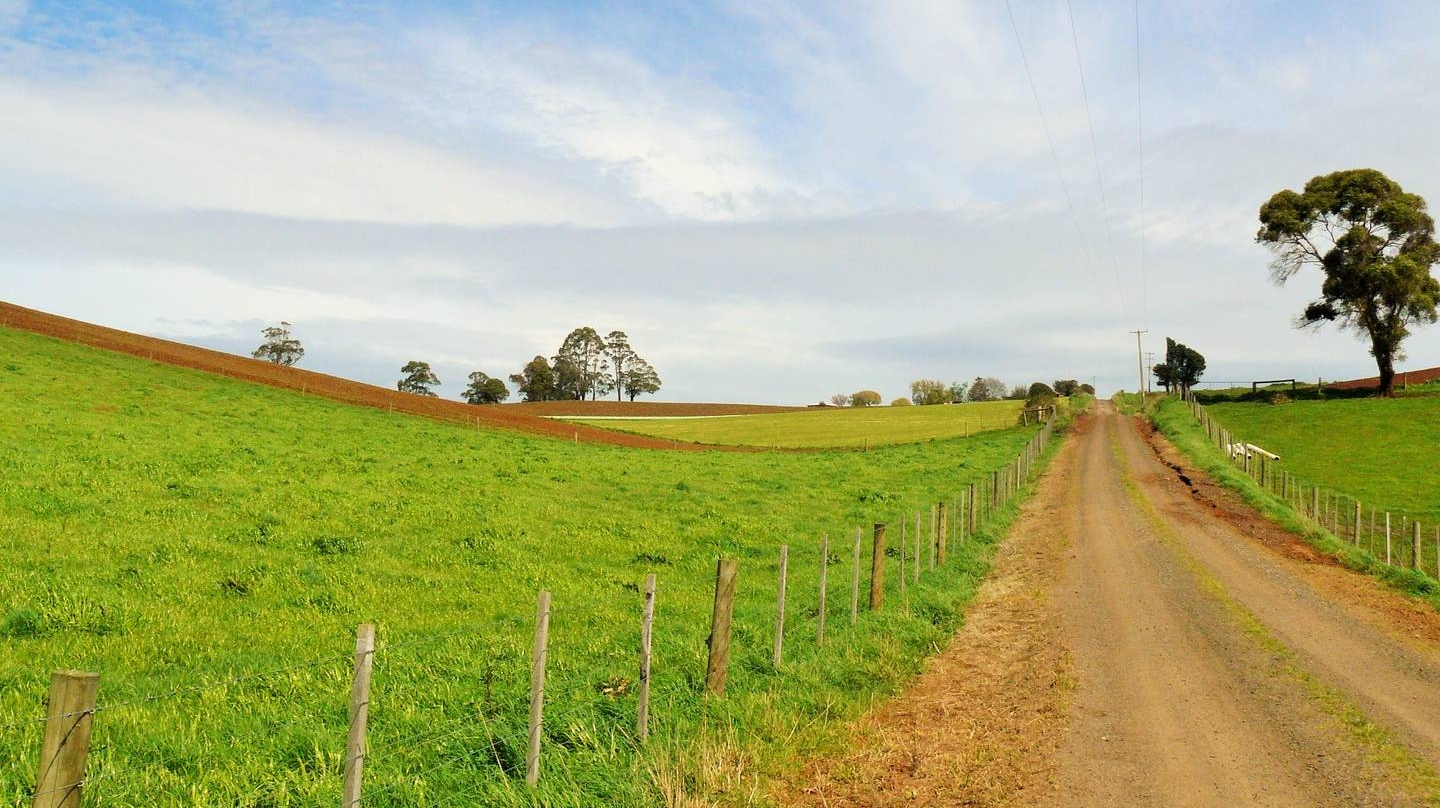 Сельская дорога в Австралии