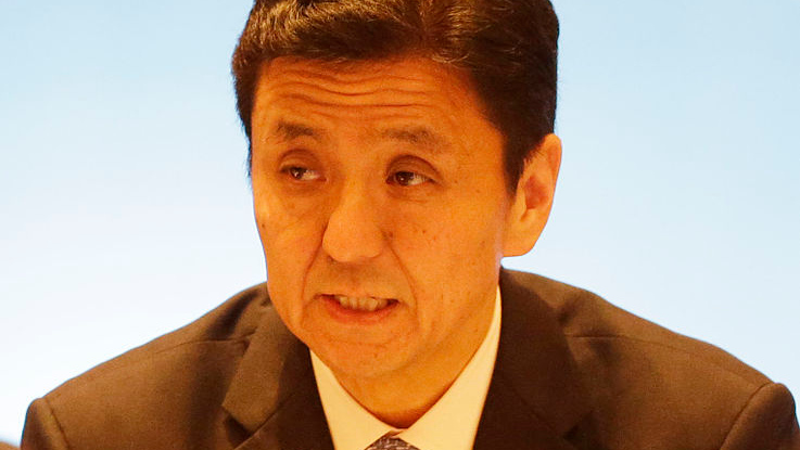 Японский министр обороны Нобуо Киси