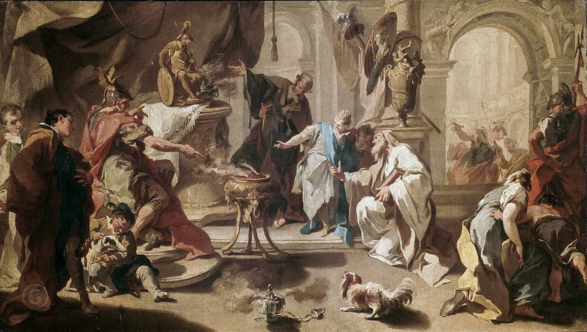 Джованни Баттиста Питтони. Клятва Ганнибала в мести римлянам. XVIII в.