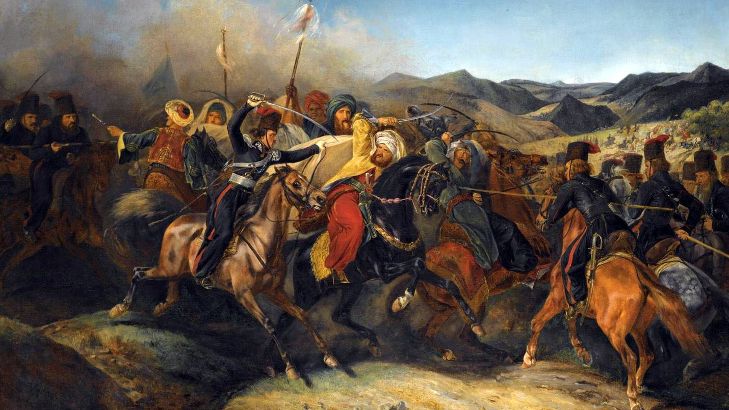 Орас Верне. Сражение русских с турками. Война 1828-29 (фрагмент). 1830-е
