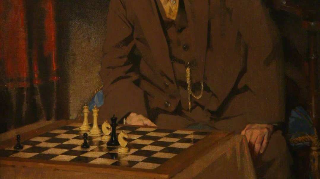 Джон Макдональд Эйкен. Шахматист (фрагмент). 1922