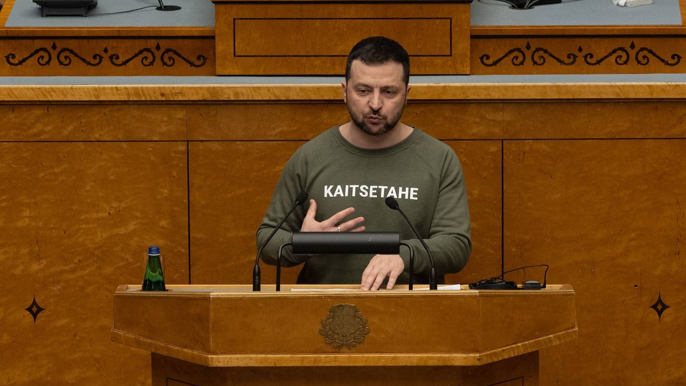Зеленский в парламенте Эстонии