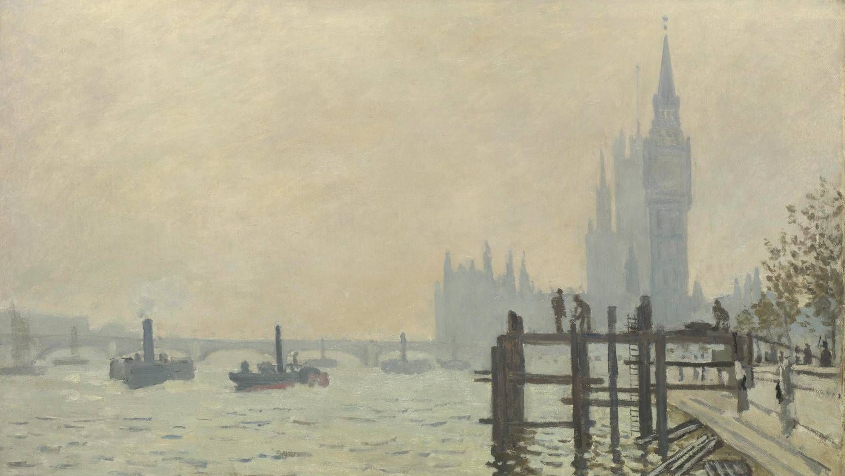 Клод Моне. Темза под Вестминстером. 1871